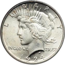 1924 Peace $1