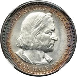 1892 Columbian 50C NGC MS64