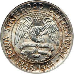 1946 Iowa 50C NGC MS66