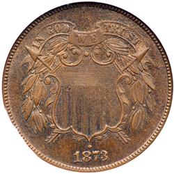1873 2C. Open 3 NGC PF66 BR