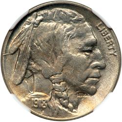 1918-S Buffalo 5C NGC MS65