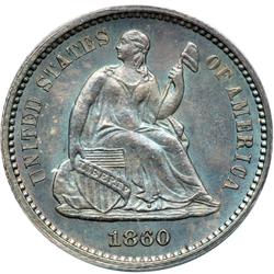 1860 Liberty Seated H10C