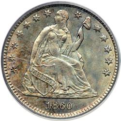 1860 Liberty Seated H10C. Obv of 1859