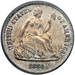 1866 Liberty Seated H10C