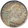 Image 1 : 1806 Bust 50C. Pointed 6, No Stem