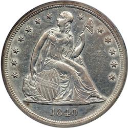 1840 Liberty Seated $1