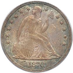 1870-CC Liberty Seated $1