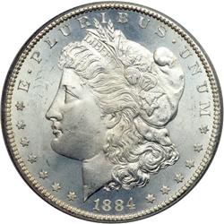 1884-CC Morgan $1