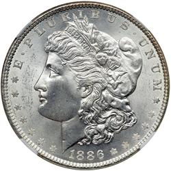 1886 Morgan $1 NGC MS67