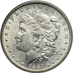 1887/6-O Morgan $1