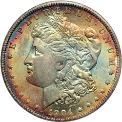 1904-O Morgan $1 NGC MS65
