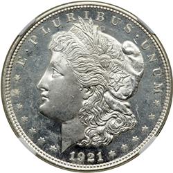 1921 Morgan $1 NGC MS65