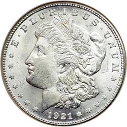 1921-S Morgan $1 NGC MS65 DMPL