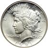 Image 1 : 1921 Peace $1 NGC MS65