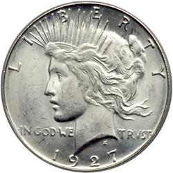 1927-S Peace $1