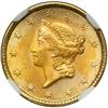 Image 1 : 1851 $1 Gold Liberty NGC MS66