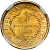 Image 2 : 1851 $1 Gold Liberty NGC MS66