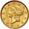 Image 1 : 1851 $1 Gold Liberty