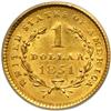 Image 2 : 1851 $1 Gold Liberty