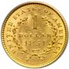 Image 2 : 1851 $1 Gold Liberty NGC MS61