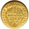 Image 2 : 1851-D $1 Gold Liberty NGC MS62
