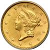 Image 1 : 1852 $1 Gold Liberty
