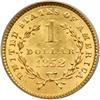 Image 2 : 1852 $1 Gold Liberty