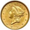 Image 1 : 1852 $1 Gold Liberty