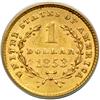 Image 2 : 1853 $1 Gold Liberty