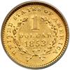 Image 2 : 1853 $1 Gold Liberty