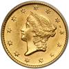 Image 1 : 1853 $1 Gold Liberty