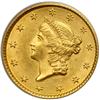 Image 1 : 1853 $1 Gold Liberty