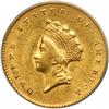 Image 1 : 1855 $1 Gold Indian