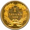 Image 2 : 1866 $1 Gold Indian