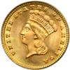 Image 1 : 1881 $1 Gold Indian