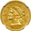 Image 1 : 1858-C $2.50 Liberty NGC MS63