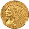 Image 1 : 1925-D $2.50 Indian NGC MS63