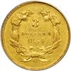 Image 2 : 1854-O $3 Gold