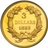 Image 2 : 1882 $3 Gold