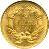 Image 2 : 1882 $3 Gold NGC MS64