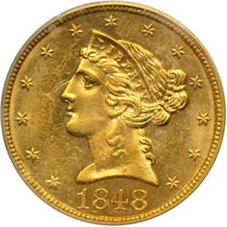1848 $5 Liberty