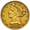Image 1 : 1853-C $5 Liberty