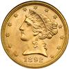 Image 1 : 1892 $5 Liberty NGC MS65