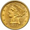 Image 1 : 1892-CC $5 Liberty