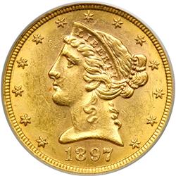 1897-S $5 Liberty