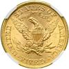 Image 2 : 1899 $5 Liberty NGC MS66