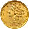 Image 1 : 1899 $5 Liberty NGC MS65