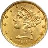Image 1 : 1901 $5 Liberty