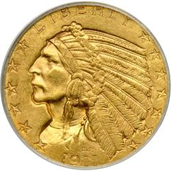 1911 $5 Indian
