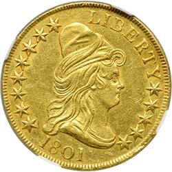 1801 $10 Bust NGC AU55